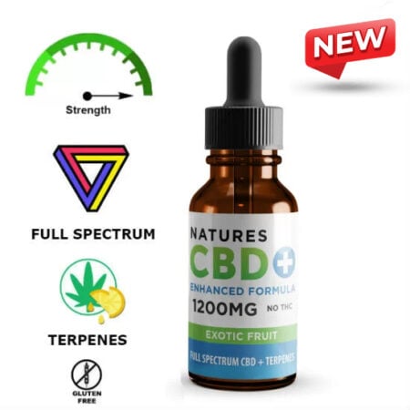Natures Pure CBD Enhanced Formula 1200mg